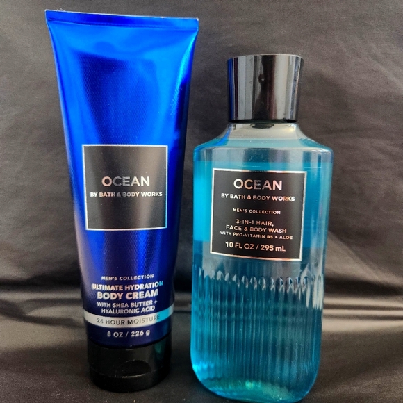 NEW 2-PIECE MEN'S COLLECTION OCEAN BATH & BODY WORKS - Picture 1 of 5